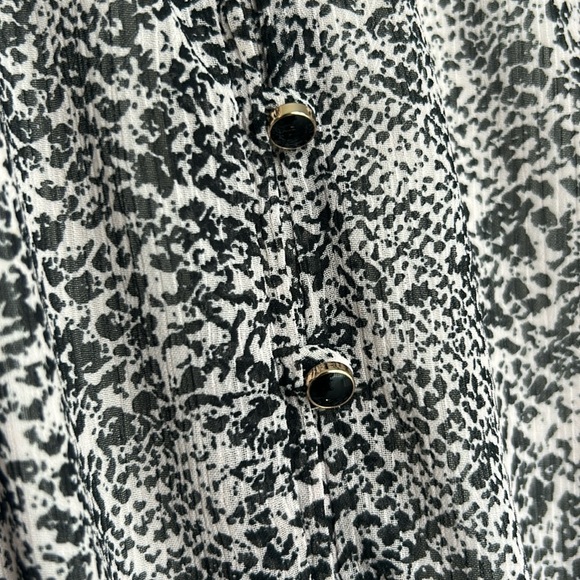 Ever New Petite Skater Ruffled Tiered Dress Long Sleeves - Picture 15 of 17